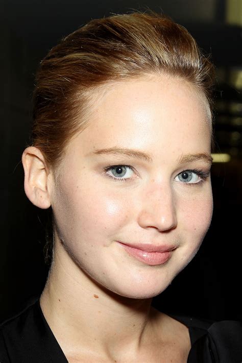 jennifer lawrence no makeup dior